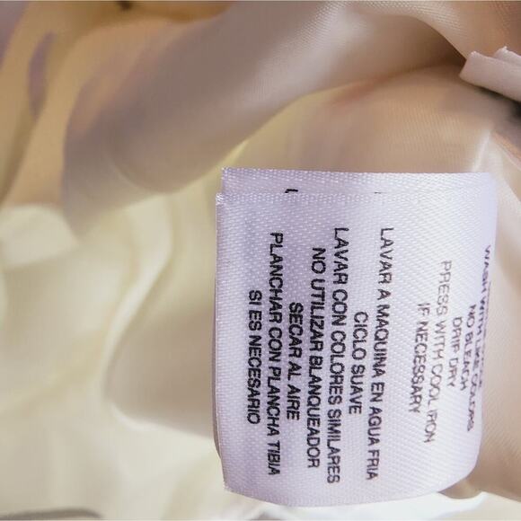 EVAN PICONE BLACK LABEL WHITE LACE V NECK DRESS SIZE 8 - Picture 6 of 6